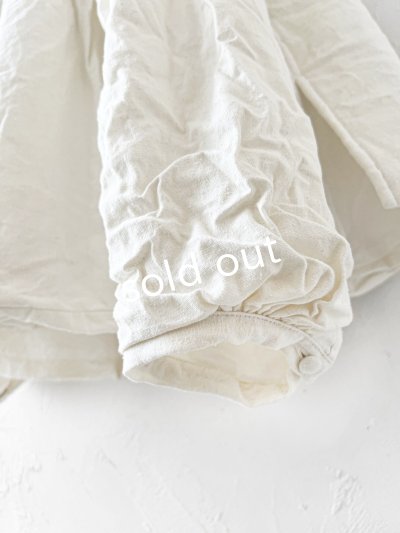 画像8: HALLELUJAH／8, Chemise de Baptême（Model 1920’s）クリスチャンブラウス・off-white