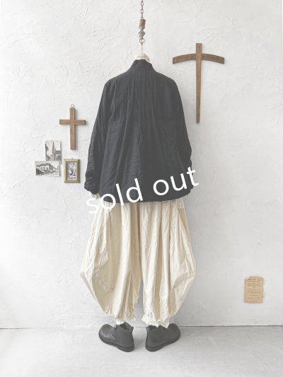 画像13: HALLELUJAH／8, Chemise de Baptême（Model 1920’s）クリスチャンブラウス・black