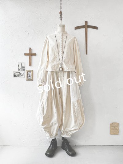 画像12: HALLELUJAH／6, Bloomer ブルーマーパンツ・off-white