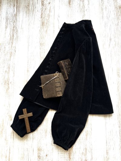 画像2: HALLELUJAH／5, Victorian Chemise ヴィクトリア時代ブラウス・black