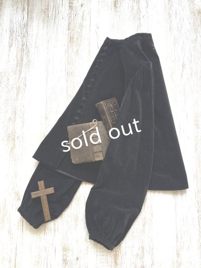 画像2: HALLELUJAH／5, Victorian Chemise ヴィクトリア時代ブラウス・black