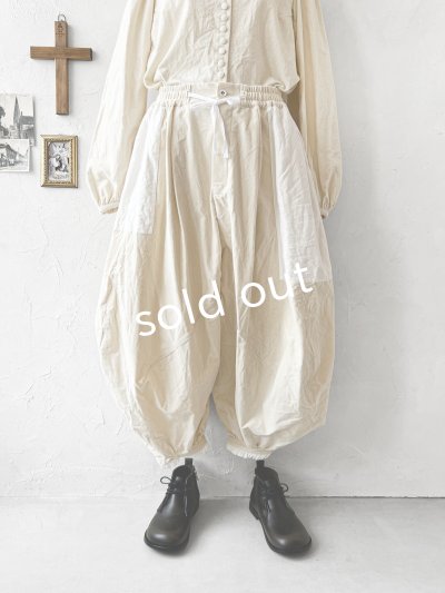 画像13: HALLELUJAH／6, Bloomer ブルーマーパンツ・off-white