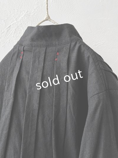 画像10: HALLELUJAH／8, Chemise de Baptême（Model 1920’s）クリスチャンブラウス・black