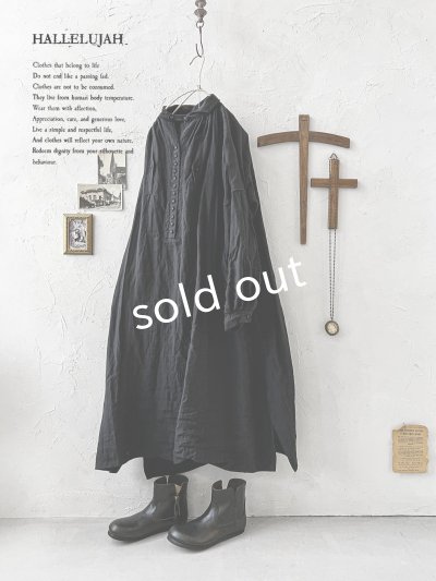 画像11: HALLELUJAH／9, Robe de Berger（Réplique 1890’s）羊飼いの服 レプリカ・black