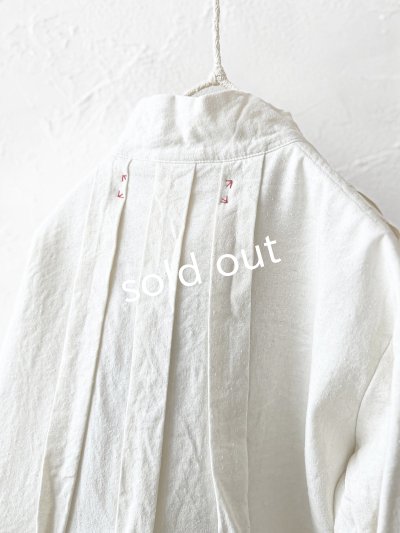 画像11: HALLELUJAH／8, Chemise de Baptême（Model 1920’s）クリスチャンブラウス・off-white