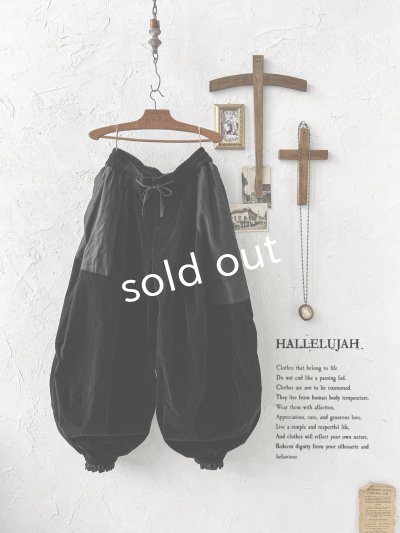 画像4: HALLELUJAH／6, Bloomer ブルーマーパンツ・black