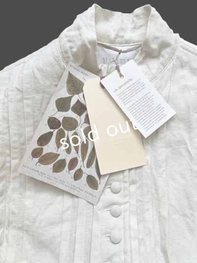 画像5: HALLELUJAH／8, Chemise de Baptême（Model 1920’s）クリスチャンブラウス・off-white