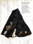 画像2: HALLELUJAH／8, Chemise de Baptême（Model 1920’s）クリスチャンブラウス・black (2)