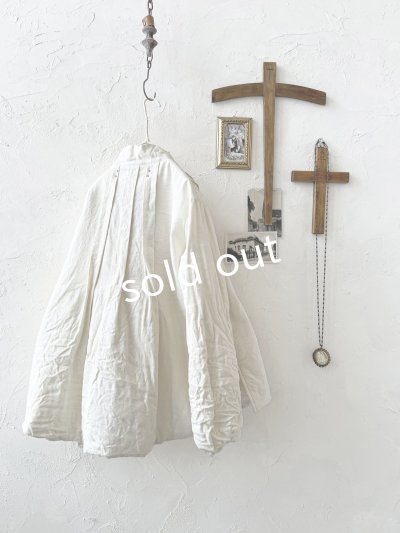 画像10: HALLELUJAH／8, Chemise de Baptême（Model 1920’s）クリスチャンブラウス・off-white