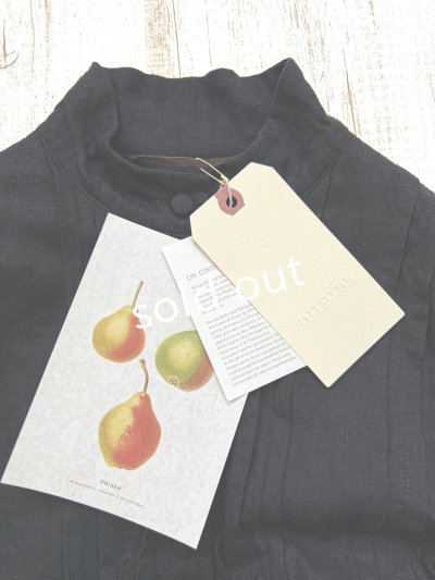 画像4: HALLELUJAH／8, Chemise de Baptême（Model 1920’s）クリスチャンブラウス・black