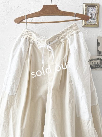 画像7: HALLELUJAH／6, Bloomer ブルーマーパンツ・off-white