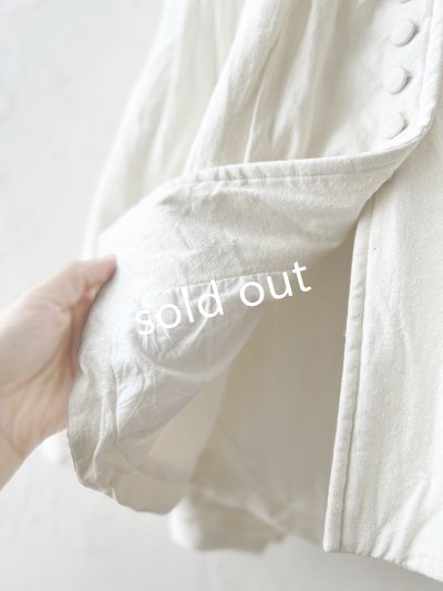 画像9: HALLELUJAH／8, Chemise de Baptême（Model 1920’s）クリスチャンブラウス・off-white