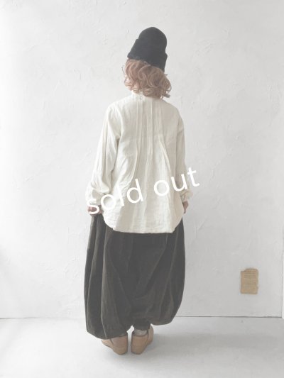 画像17: HALLELUJAH／8, Chemise de Baptême（Model 1920’s）クリスチャンブラウス・black