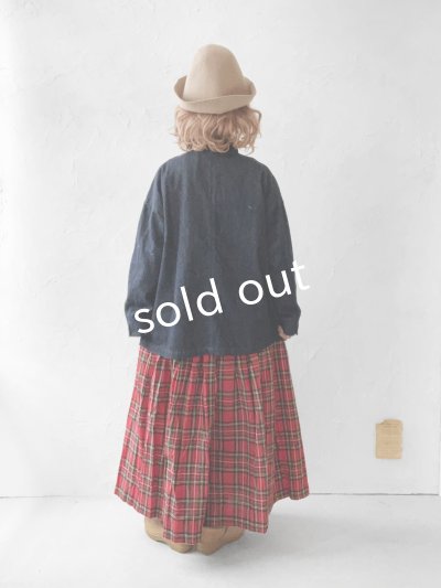 画像9: Avenue／ギャザースカート・赤チェック