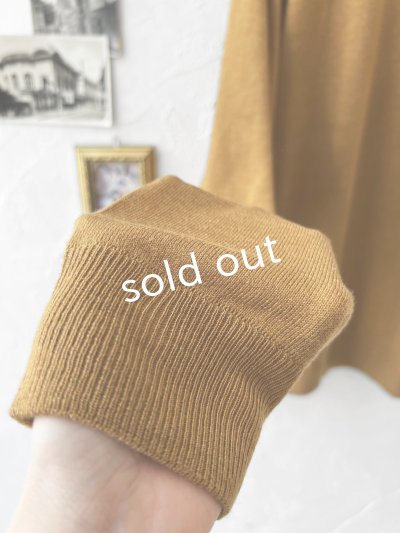 画像5: SO／ワイドラグランニットプルオーバー・キャメル