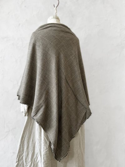 画像4: SO／大判ストール・ベージュグレンチェック