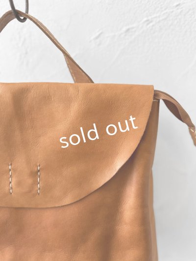 画像3: zucchero/本革ステッチリュック