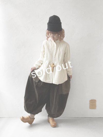 画像14: HALLELUJAH／8, Chemise de Baptême（Model 1920’s）クリスチャンブラウス・off-white