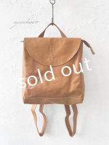 zucchero/本革ステッチリュック