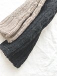 画像5:  H FOOTWEAR WOOL／ゆるあみケーブルソックス・ロング (5)