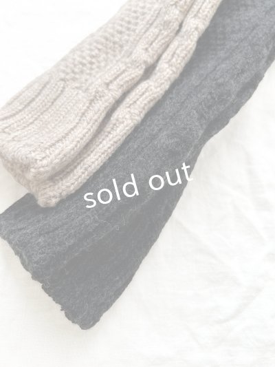 画像5:  H FOOTWEAR WOOL／ゆるあみケーブルソックス・ロング