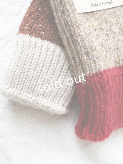 画像4:  H FOOTWEAR WOOL／バイカラーネップソックス