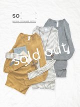 SO/ランダムテレコ長袖カットソー