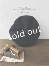 sleep slope/大きなホイップベレー・ブラック