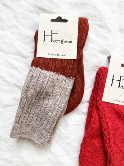画像3:  H FOOTWEAR WOOL／赤ソックス