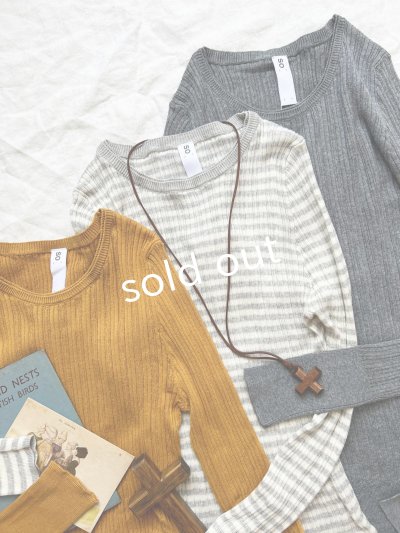 画像4: SO/ランダムテレコ長袖カットソー