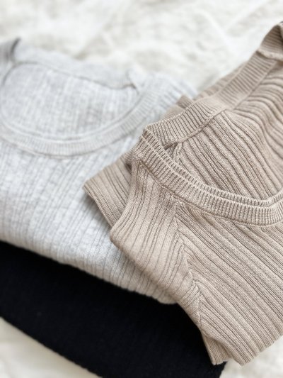 画像5: 08mab/リブクルーネックカットソー