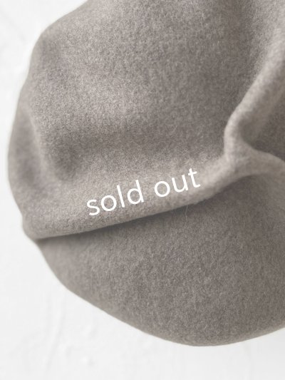 画像2: sleep slope/大きなホイップベレー・モカ