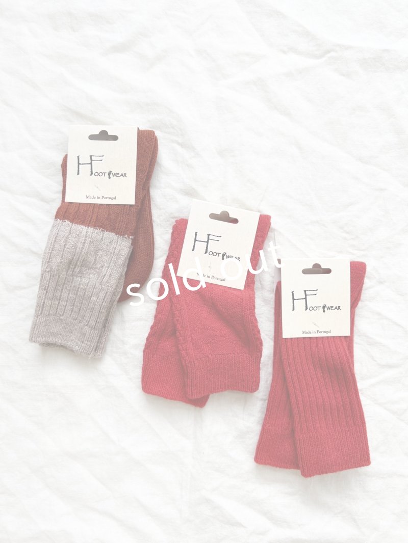 画像2:  H FOOTWEAR WOOL／赤ソックス (2)