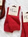 画像4:  H FOOTWEAR WOOL／赤ソックス