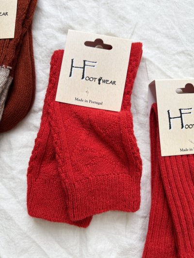 画像4:  H FOOTWEAR WOOL／赤ソックス