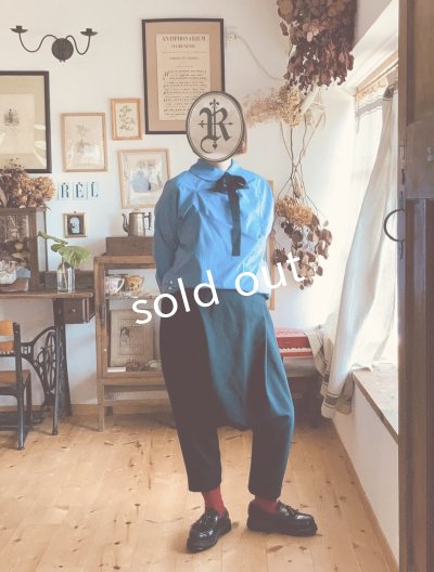 画像5: Reliure／丸襟ブラウス・Blue