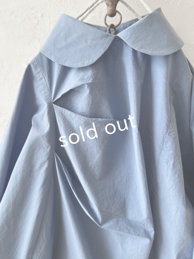 画像7: Reliure／丸襟ブラウス・Blue