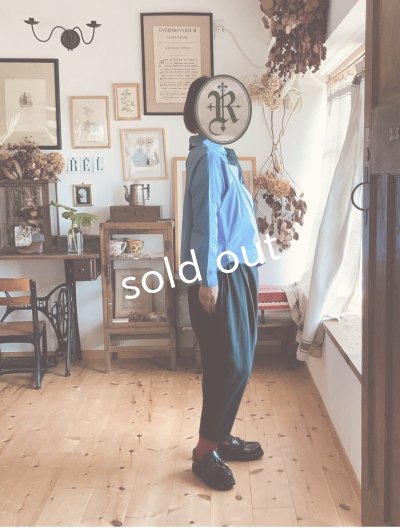 画像3: Reliure／丸襟ブラウス・Blue