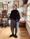 画像1: Reliure／パフスリーブカフスブラウス・formal black (1)