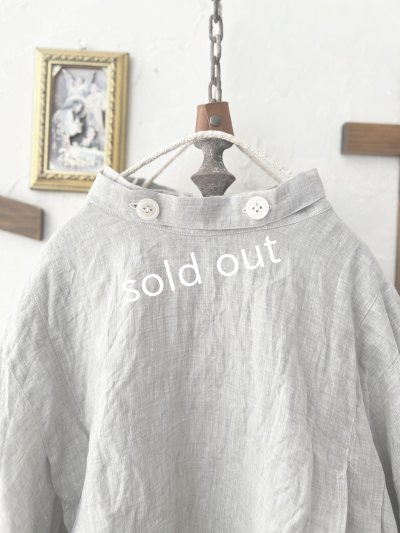 画像4: Reliure／パフスリーブカフスブラウス・light gray