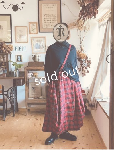 画像6: Reliure／2wayショルダースカート・red check