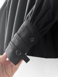 画像7: Reliure／パフスリーブカフスブラウス・formal black
