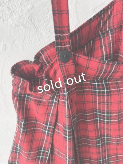 画像10: Reliure／2wayショルダースカート・red check
