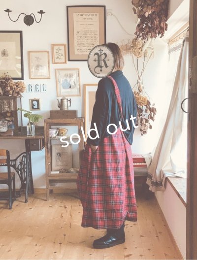 画像3: Reliure／2wayショルダースカート・red check