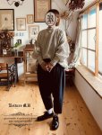 画像12: Reliure／パフスリーブカフスブラウス・light gray