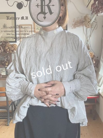 画像3: Reliure／パフスリーブカフスブラウス・kinari