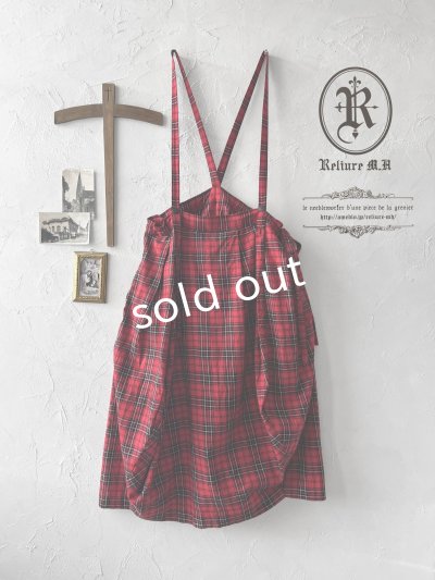 画像7: Reliure／2wayショルダースカート・red check
