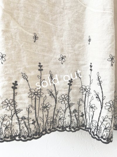 画像4: mifumi／コラボ刺繍yuiワンピース・ロンド刺繍黒