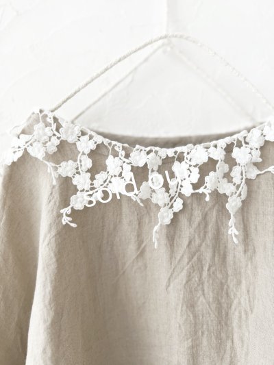 画像3: mifumi／お花たちのブラウス・アンティークベージュ