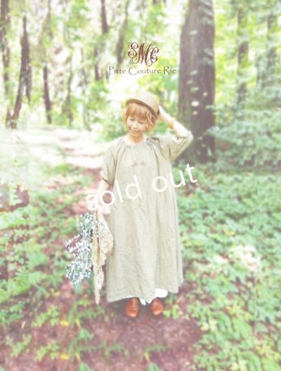 画像6: mifumi／コラボ刺繍yuiワンピース・濃灰